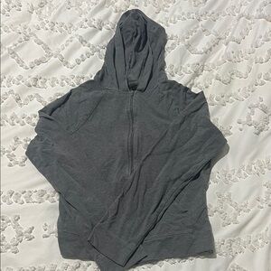 Express Gray Hoodie Sweatshirt